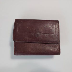 Vintage Princess Gardner Maroon Leather Wallet